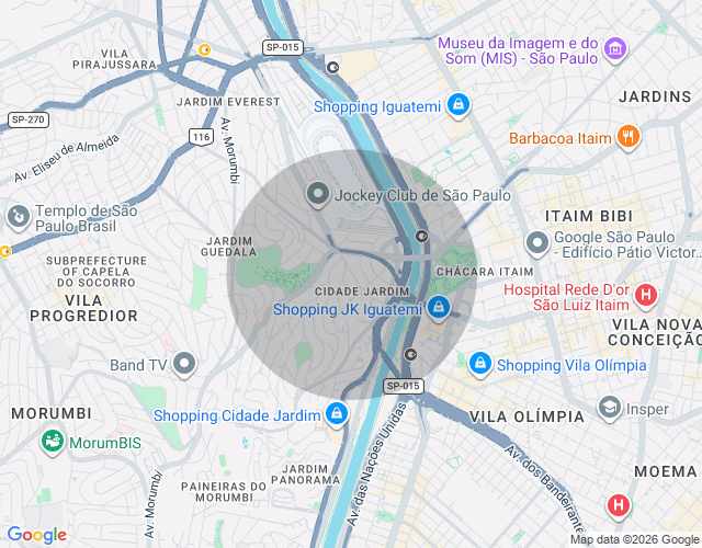 Imóvel no mapa