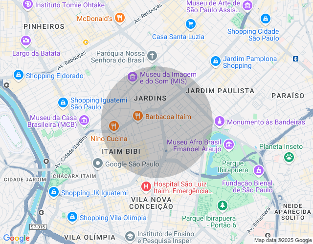 Imóvel no mapa