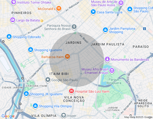 Imóvel no mapa
