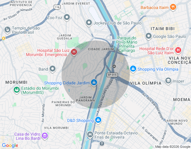 Imóvel no mapa