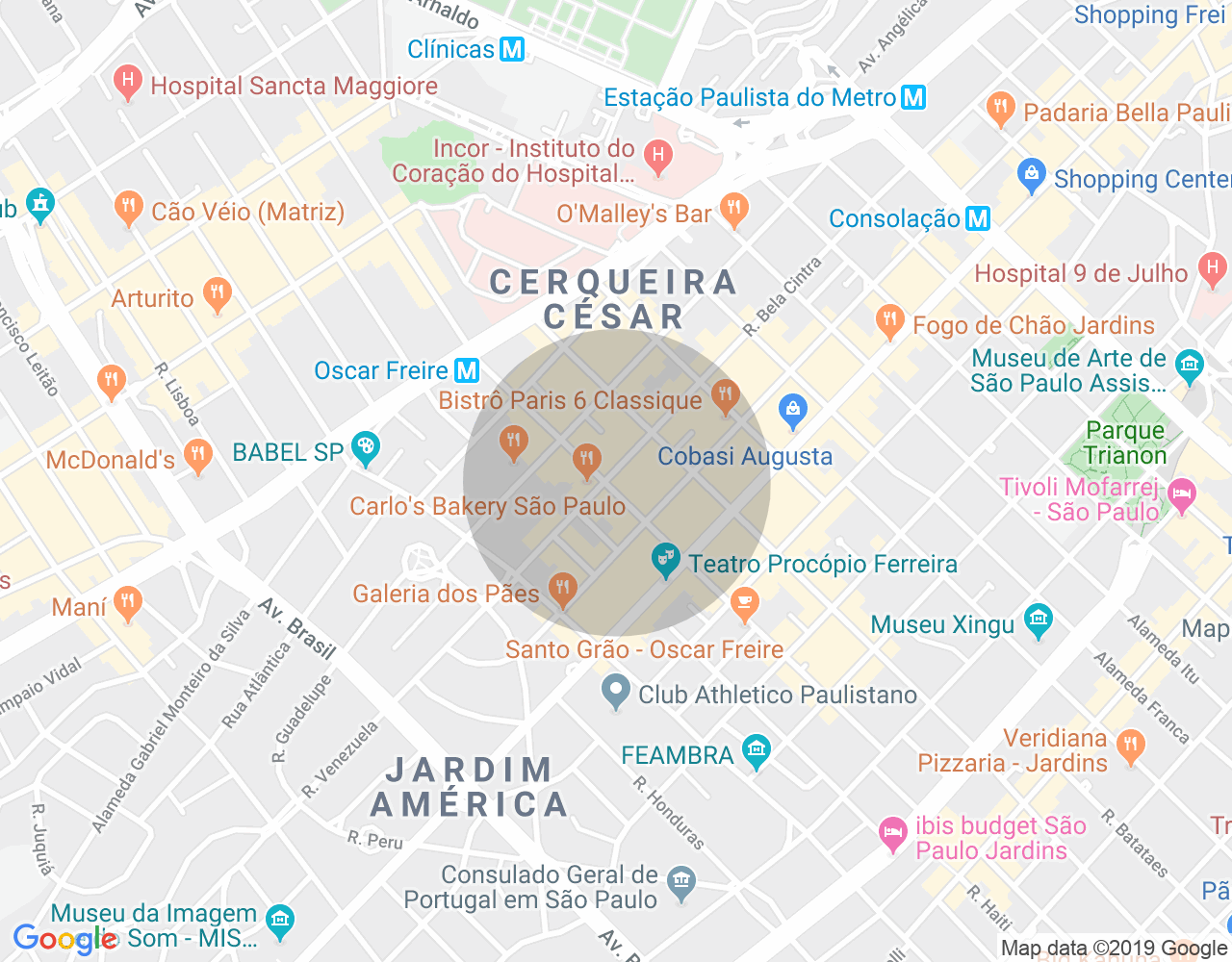 Imóvel no mapa