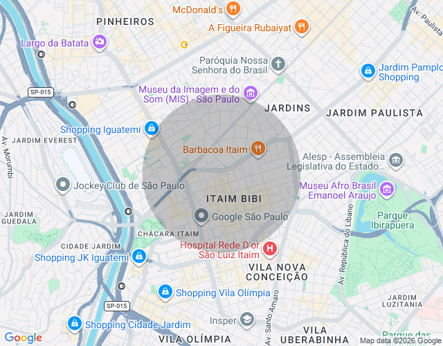 Imóvel no mapa