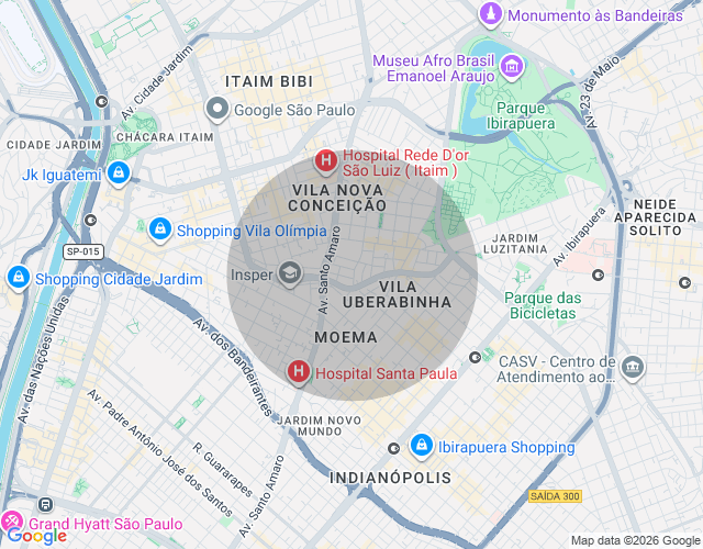 Imóvel no mapa