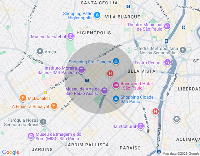 Imóvel no mapa