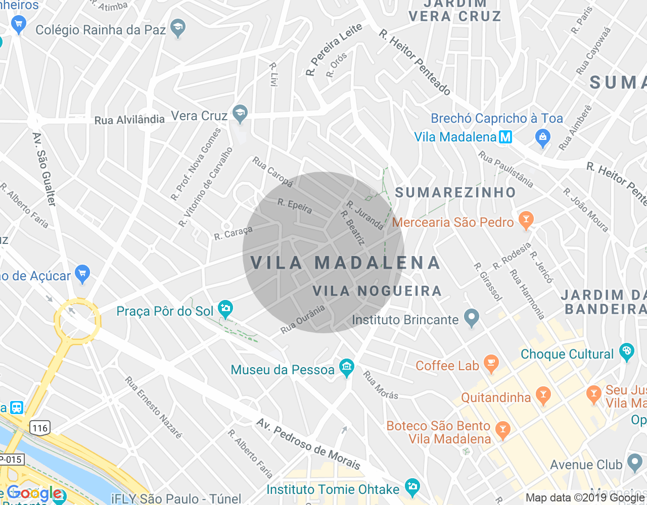 Imóvel no mapa