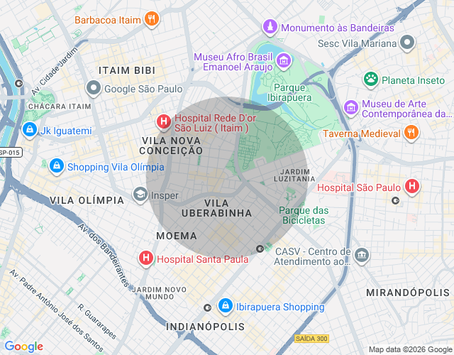 Imóvel no mapa