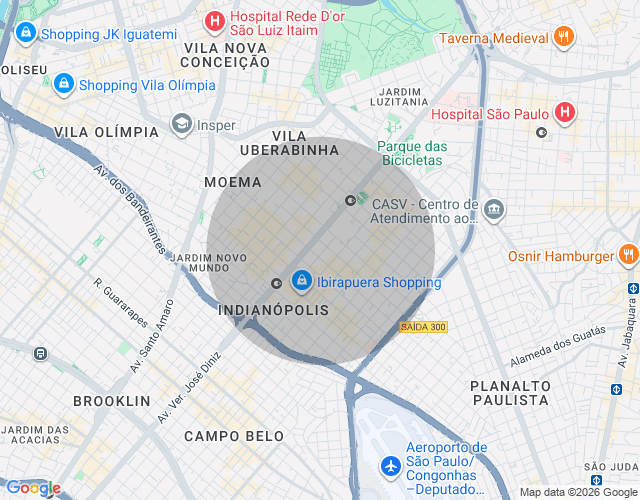 Imóvel no mapa