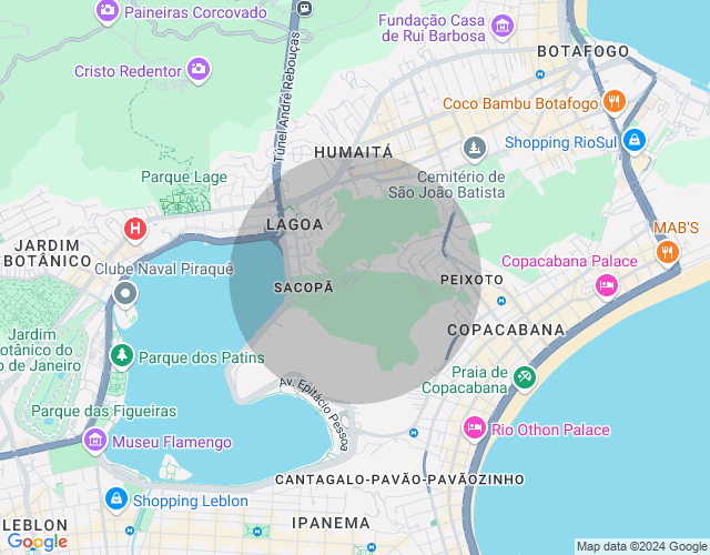 Imóvel no mapa