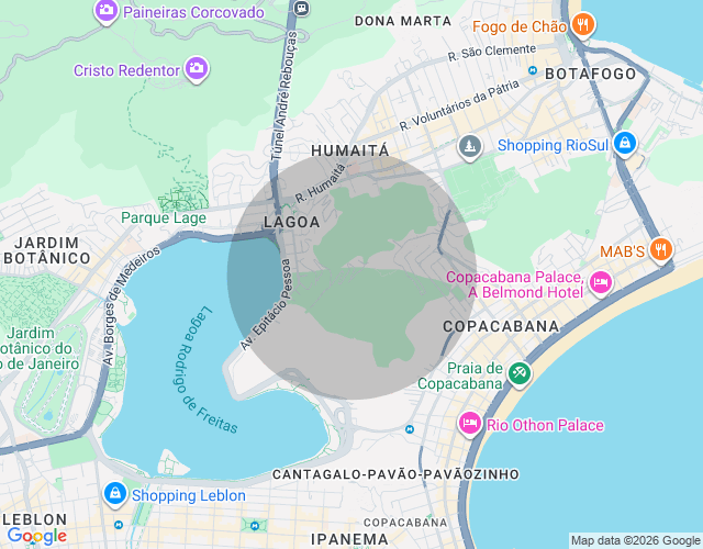 Imóvel no mapa