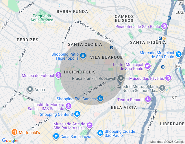 Imóvel no mapa