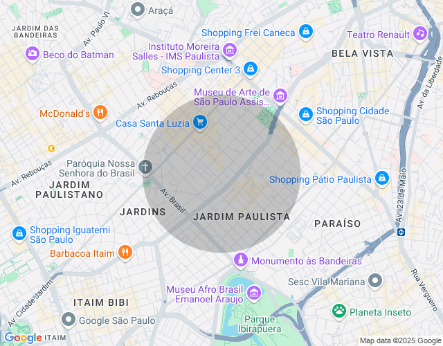 Imóvel no mapa