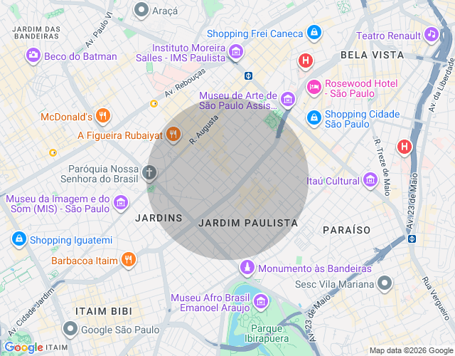 Imóvel no mapa