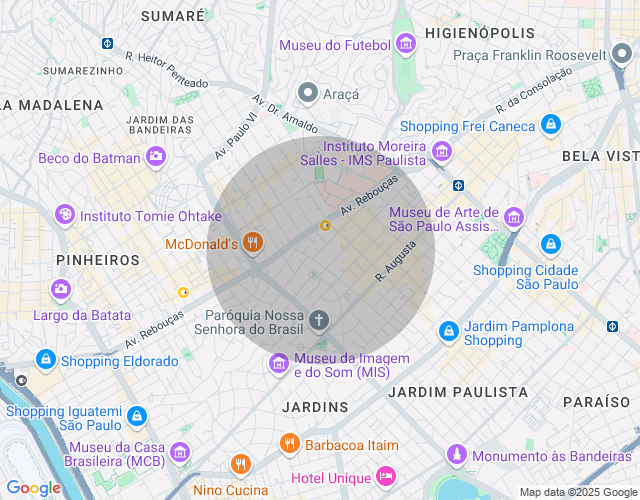 Imóvel no mapa