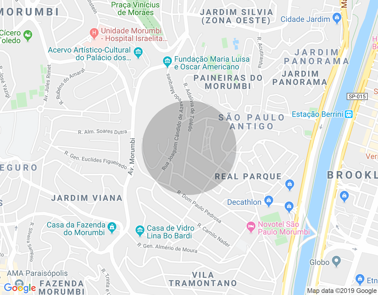 Imóvel no mapa