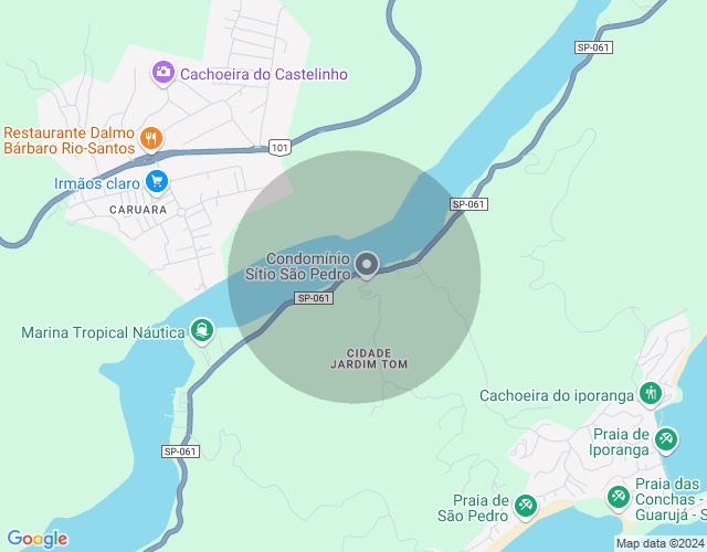 Imóvel no mapa