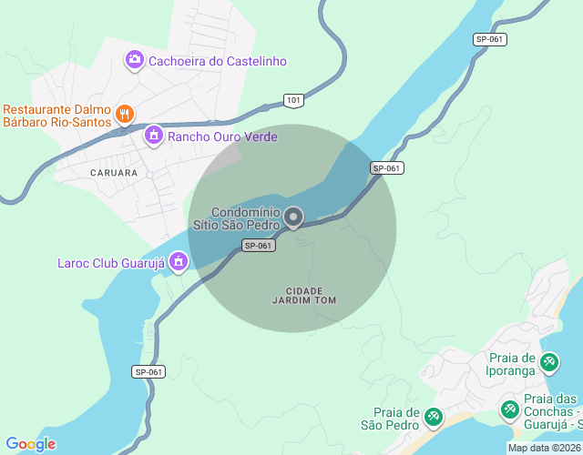 Imóvel no mapa