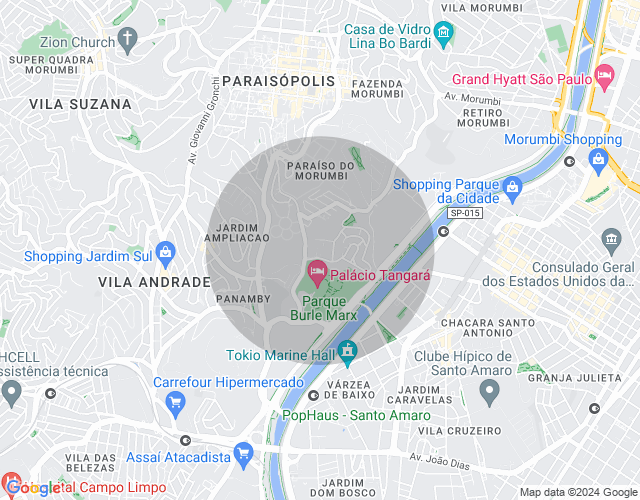 Imóvel no mapa
