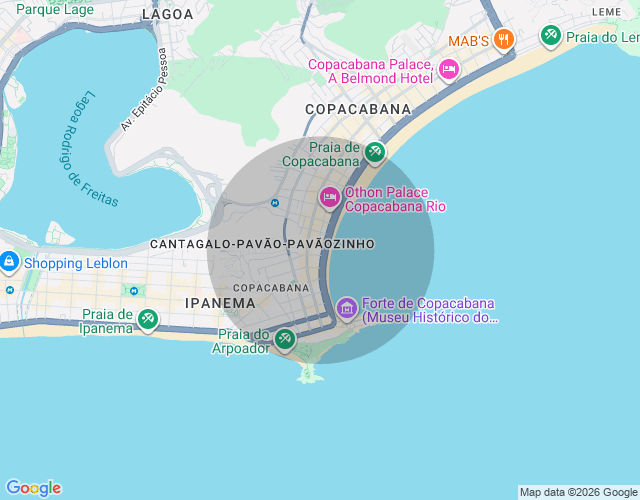 Imóvel no mapa