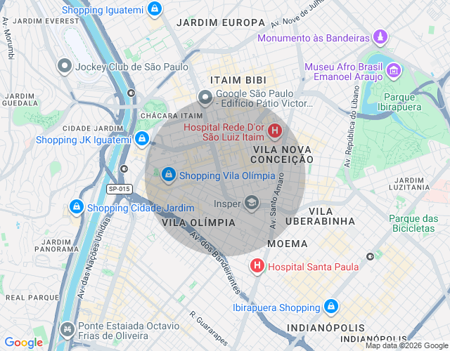 Imóvel no mapa
