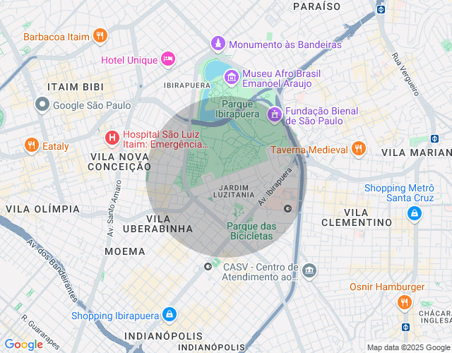 Imóvel no mapa