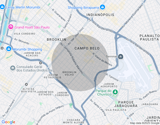 Imóvel no mapa