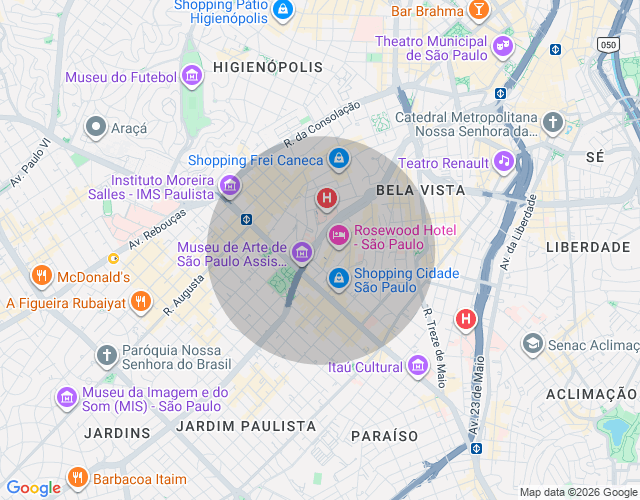 Imóvel no mapa