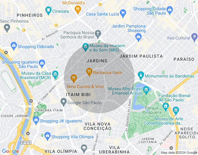Imóvel no mapa