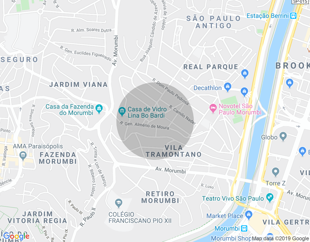 Imóvel no mapa
