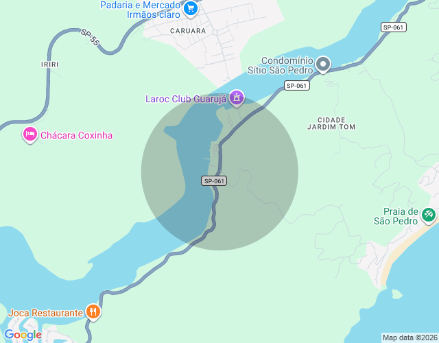Imóvel no mapa