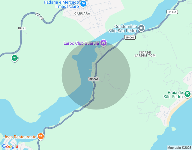 Imóvel no mapa