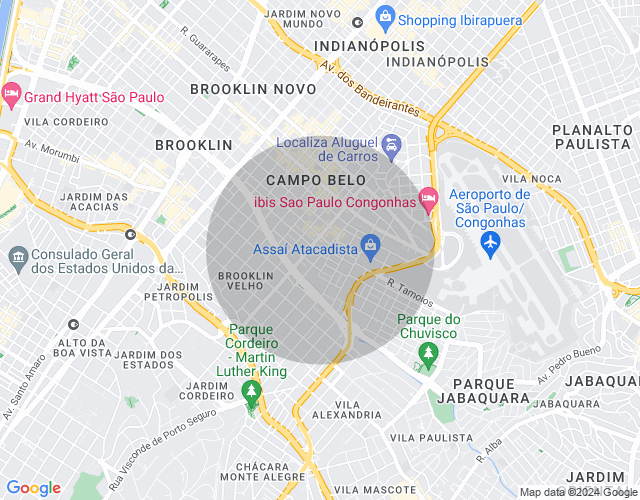Imóvel no mapa