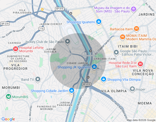 Imóvel no mapa