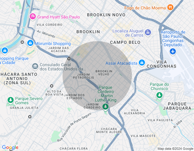 Imóvel no mapa