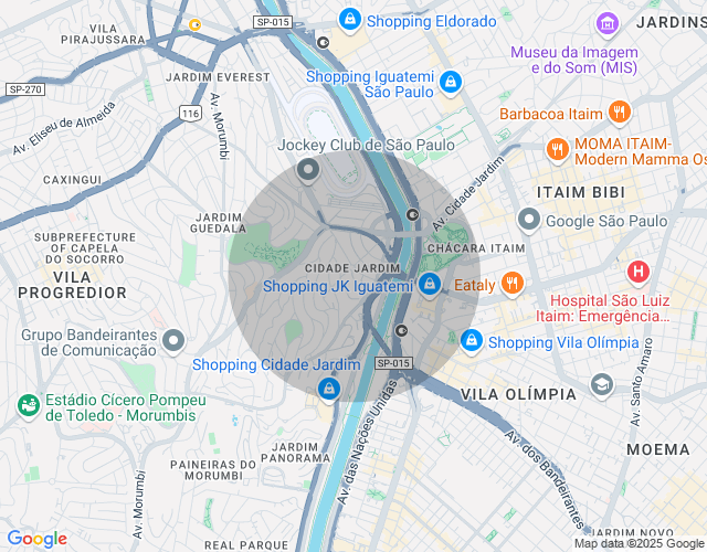 Imóvel no mapa