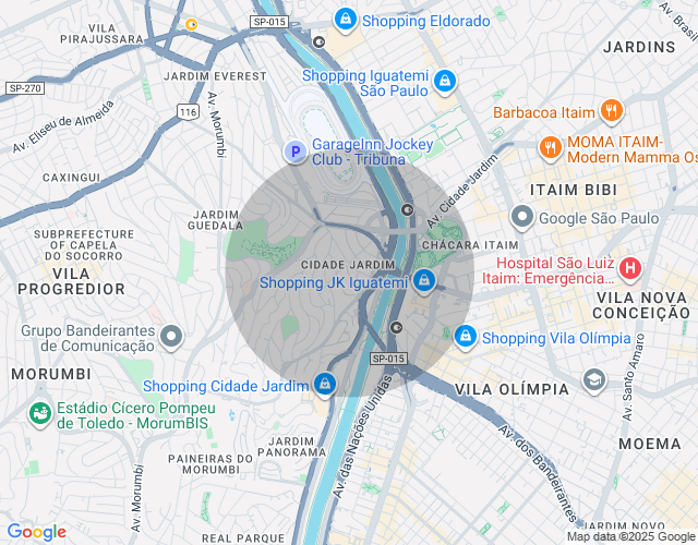 Imóvel no mapa