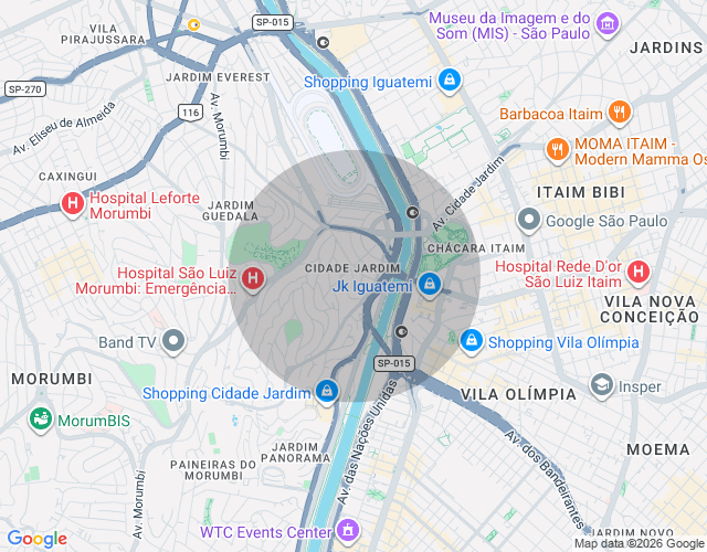 Imóvel no mapa
