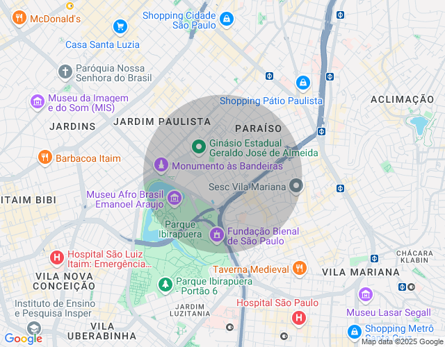 Imóvel no mapa