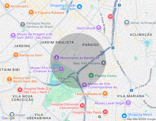 Imóvel no mapa