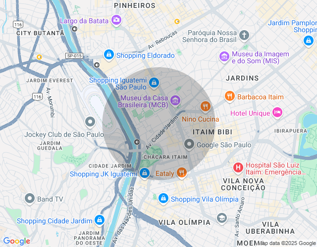 Imóvel no mapa