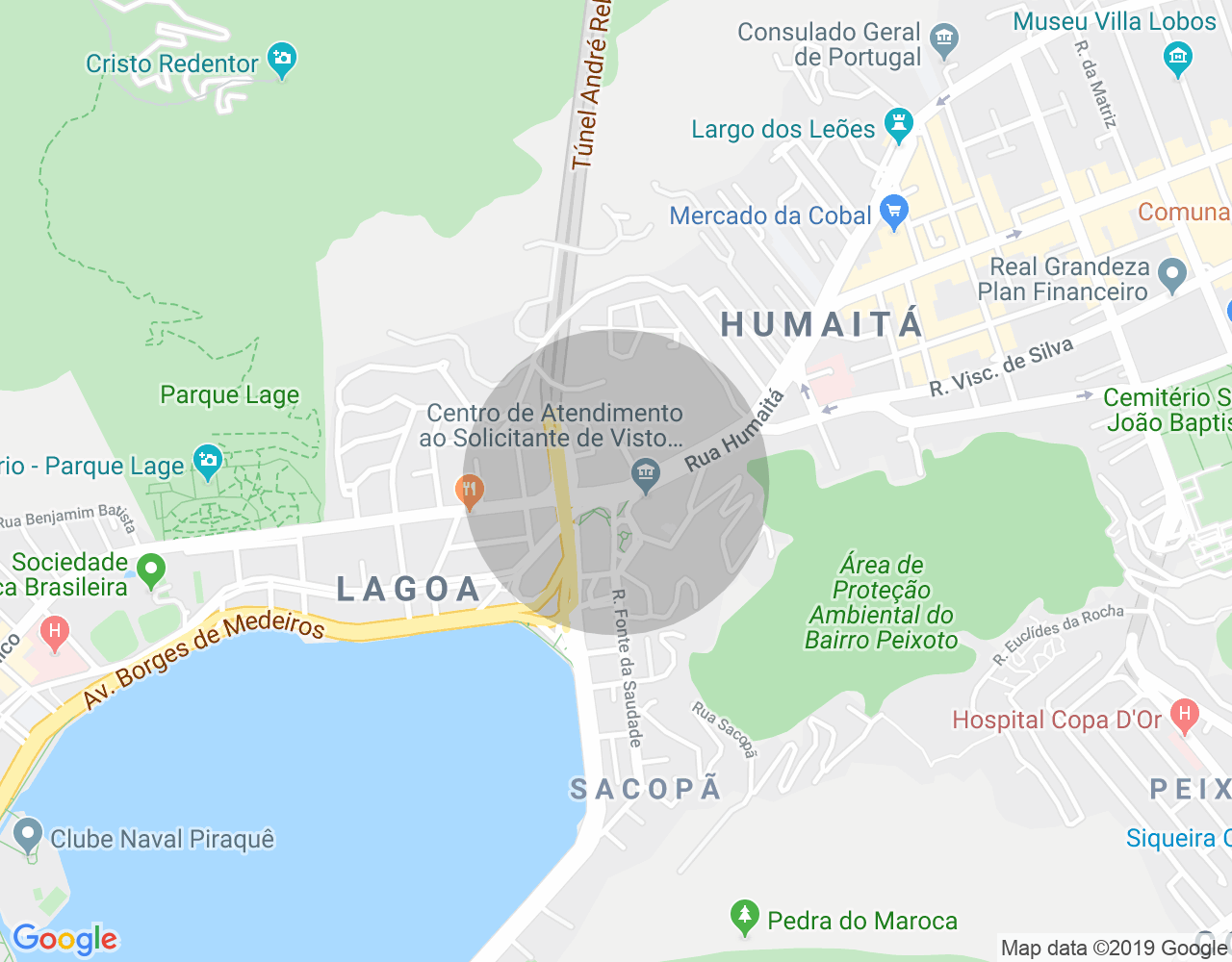 Imóvel no mapa