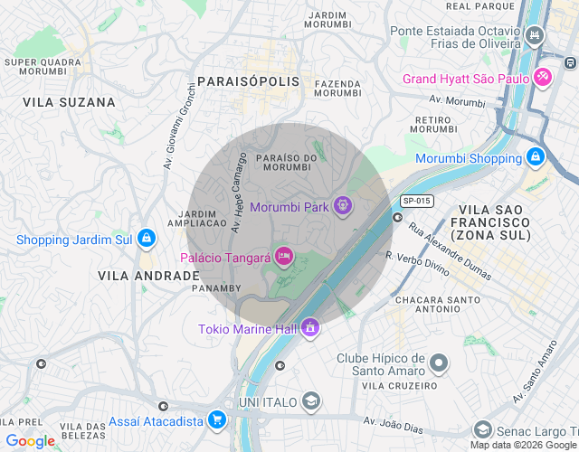 Imóvel no mapa