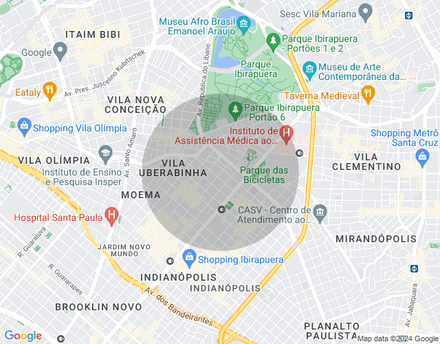 Imóvel no mapa