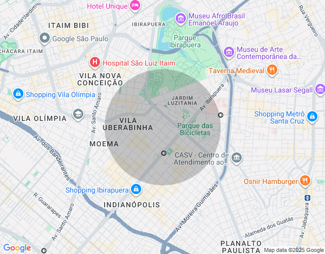 Imóvel no mapa