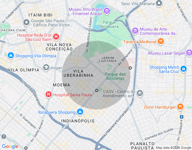Imóvel no mapa