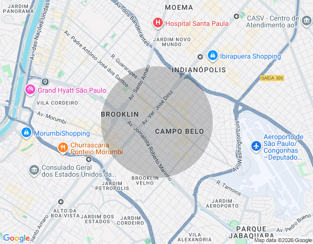 Imóvel no mapa