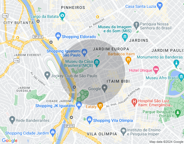 Imóvel no mapa