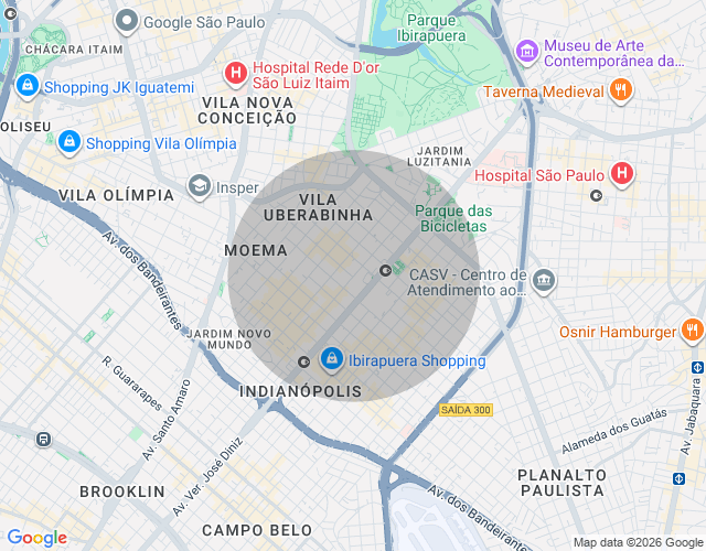 Imóvel no mapa