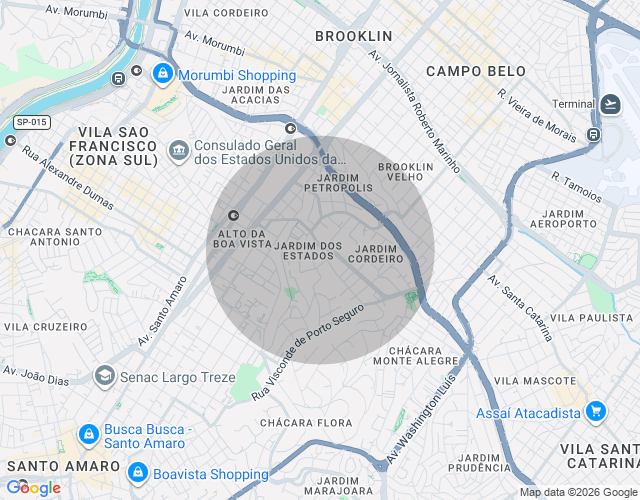 Imóvel no mapa