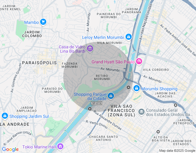 Imóvel no mapa