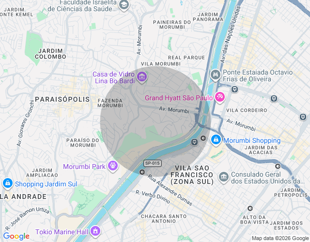 Imóvel no mapa